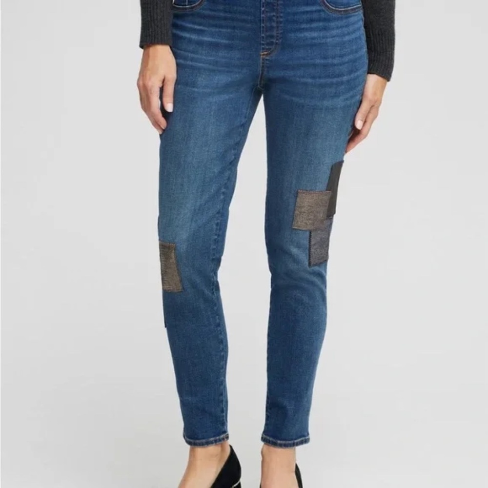 Chico's The Platinum Jegging Ankle Jean -- GUC!